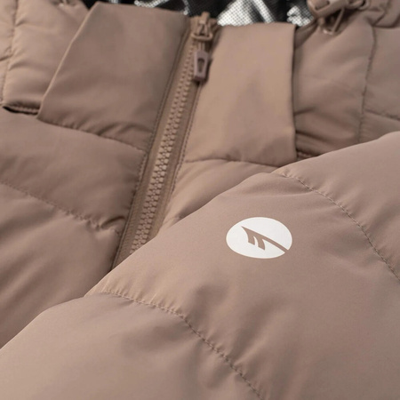 Damska kurtka puchowa z kapturem ocieplana zimowa pikowana Hi-tec Lady Varmi rozmiar XL