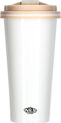 Kubek termiczny turystyczny Nils Camp NCB18 biały 500ml