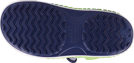 Sandały dla dzieci Coqui Yogi granatowo-zielone 8861-407-2132-01