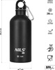 Butelka turystyczna ze stali nierdzewnej Nils Camp NC3801 czarna 550 ml