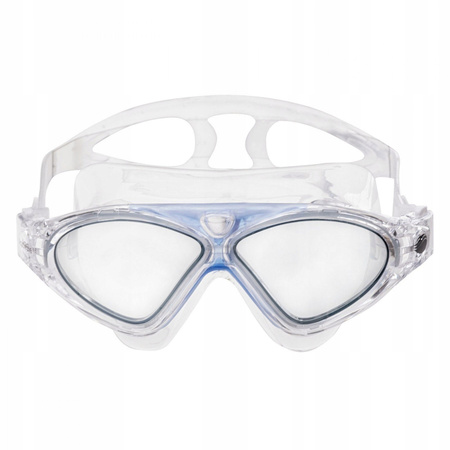 Okularki pływackie maska dla dorosłych Aquawave Fliper przezroczysto-niebieska