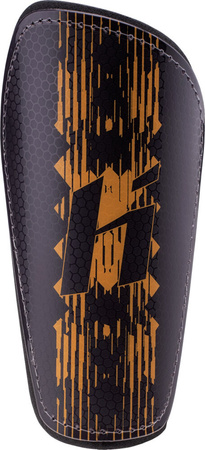 Ochraniacze piłkarskie na golenie piszczele nagolenniki Huari Edson czarno-złote rozmiar M