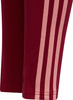 Legginsy dla dzieci adidas Essentials 3-Stripes Leggings czerwone HE1997