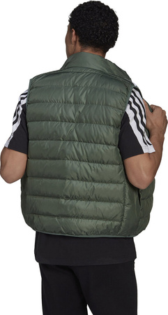 Kamizelka męska adidas Essentials Down Vest zielona HK4650