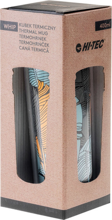 Kubek termiczny Hi-tec Whip 400ml tropical leaves