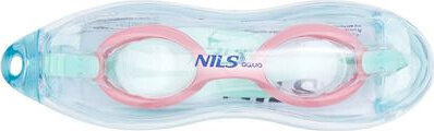 Okularki pływackie Nils aqua nqg700af miętowy/ różowy junior