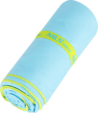 Ręcznik z mikrofibry szybkoschnący Nils Aqua NAR12 jasnoniebieski 180x100 cm