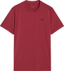 Koszulka męska 4F FNK M1521 ciemna czerwień 4FWAW25TFTSM1521 61S
