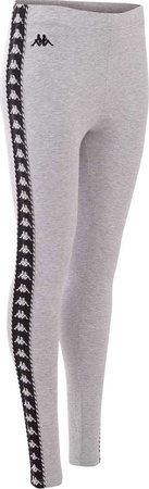 Legginsy damskie Kappa Isadoma szare 309075 15-4101M