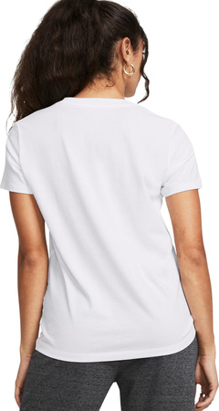 Koszulka damska Under Armour Rival Core SS biała 1383648 100