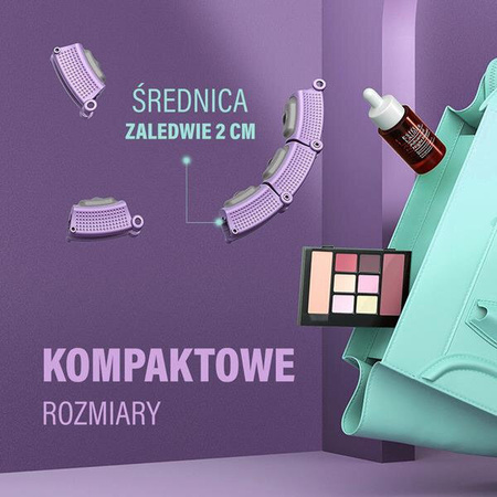 Zestaw hula hop magnetyczny z licznikiem HMS hhm14 pas wyszczuplający br163