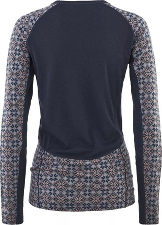 Damska bluza koszulka termoaktywna wełna merino Kari Traa Rose Light LS rozmiar M