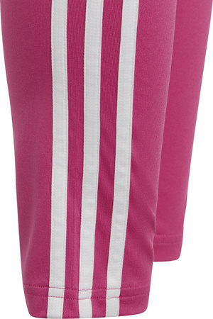 Legginsy dla dzieci adidas Essentials Aerorady 3-Stripes High-Waisted Tights różowe HR5790
