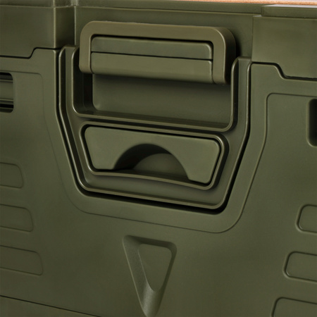 NCB4002 SKŁADANA SKRZYNIA KEMPINGOWA Z FUNKCJĄ STOŁU 2W1 ZIELONA NILS CAMP