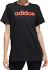 Koszulka damska adidas Essentials Linear Loose Tee czarna GL6333