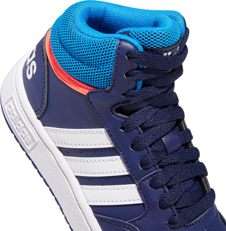 Buty dziecięce adidas Hoops Mid granatowe GW0400