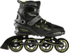 Łyżworolki rolki Nils Extreme NA9157 ABEC-9 koła 84mm czarno-żółty rozmiar 42