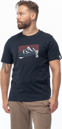 Męska Koszulka Z Krótkim Rękawem Rawal  black/white rozmiar M