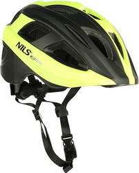 Kask dziecięcy rowerowy na rolki deskorolkę Nils Extreme MTV35J limonkowy rozmiar S (48-53CM)