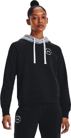 Bluza damska Under Armour Rival Fleece CB Hoodie czarna 1373031 001