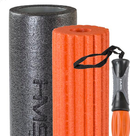 Wałek roller piankowy fitness joga 3w1 HMS 46 x 14,5 cm