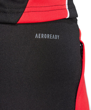 Spodnie męskie adidas Tiro 24 Slim Training czarno-czerwone JP2489