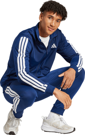 Dres męski adidas Sportswear Basic 3-Stripes niebieski JI8859