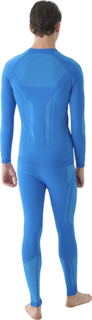 Bielizna termoaktywna legginsy spodnie kalesony męskie 4F M166 niebieskie 4FWAW24USEAM166 33S