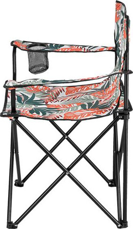 Krzesło fotel turystyczne składane Nils camp NC1625 liście 80x80x47cm