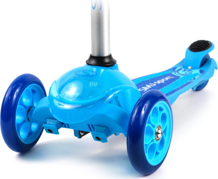 Hulajnoga 3-kołowa balansowa świecące koła LED dziecięca SMJ sport MS06 niebieska