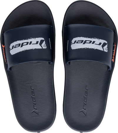 Klapki dla dzieci Rider Speed Slide IN czarno-granatowo-białe 11816-AE754