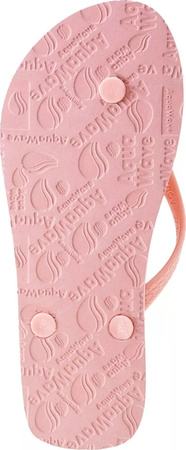 Damskie japonki klapki plażowe basenowe Aquawave Bava Wmns różowe rozmiar 36