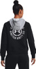 Bluza damska Under Armour Rival Fleece CB Hoodie czarna 1373031 001