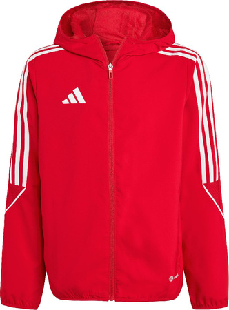Kurtka dla dzieci adidas Tiro 23 League Windbreaker czerwona IA1624