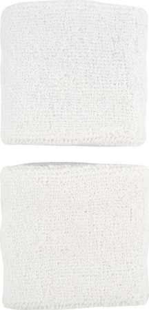 Frotki na rękę Nike Swoosh Wristbands 2 szt. białe N1012405101OS