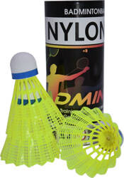 Lotki do badmintona Sunflex Nylon 3XW 3 szt żółte 53559