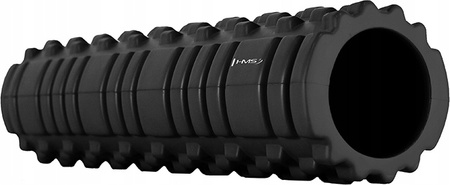 Wałek roller do masażu ćwiczeń fitness HMS FS102 black 45 cm