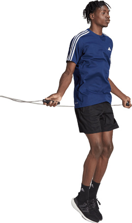 Koszulka męska adidas Train Essentials 3-Stripes Training Tee granatowa IB8152