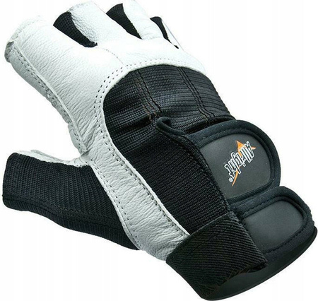 Rękawiczki treningowe kulturystyczne skóra naturalna Allright rozmiar XS