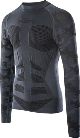 Męska koszulka bielizna termoaktywna Magnum Camo Top szara rozmiar XXL