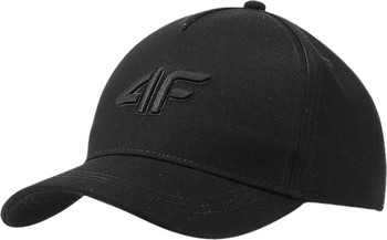 Czapka z daszkiem dla dzieci 4F U388 czarna 4FJWSS25ACABU388 21S