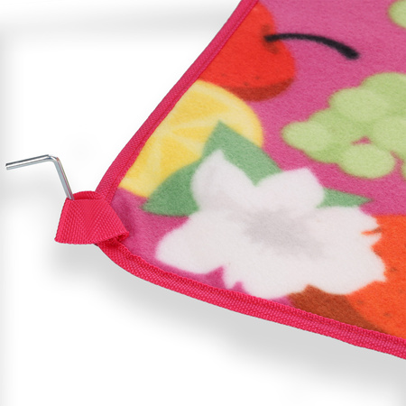 Koc piknikowy owoce 200x200 pe alu Nils camp nc2223