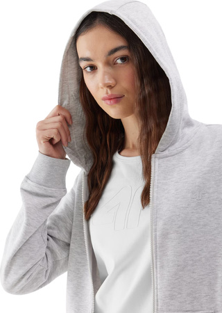 Bluza damska 4F F0956 szara 4FWSS24TSWSF0956 27M