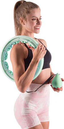 Zestaw hula hop z piłką grawitacyjną i licznikiem HMS hhw06 pas wyszczuplający br163