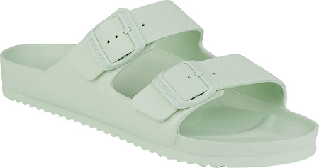 Klapki damskie Coqui Kong miętowe 8302-100-5900