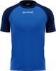 Koszulka treningowa Givova Capo MC niebiesko-granatowa MAC03 0204