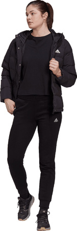 Kurtka damska adidas Helionic Hooded Down czarna HG8747