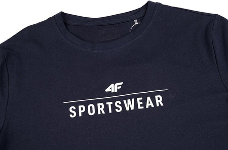Koszulka męska 4F granatowa H4Z22 TSM354 30S