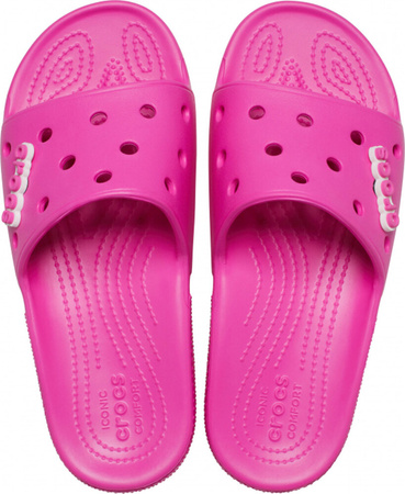 Klapki damskie Crocs Classic Slide różowe 206121 6UB