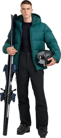 Kurtka narciarska męska 4F M0788 ciemna zieleń 4FWAW25TTJAM0788 40S